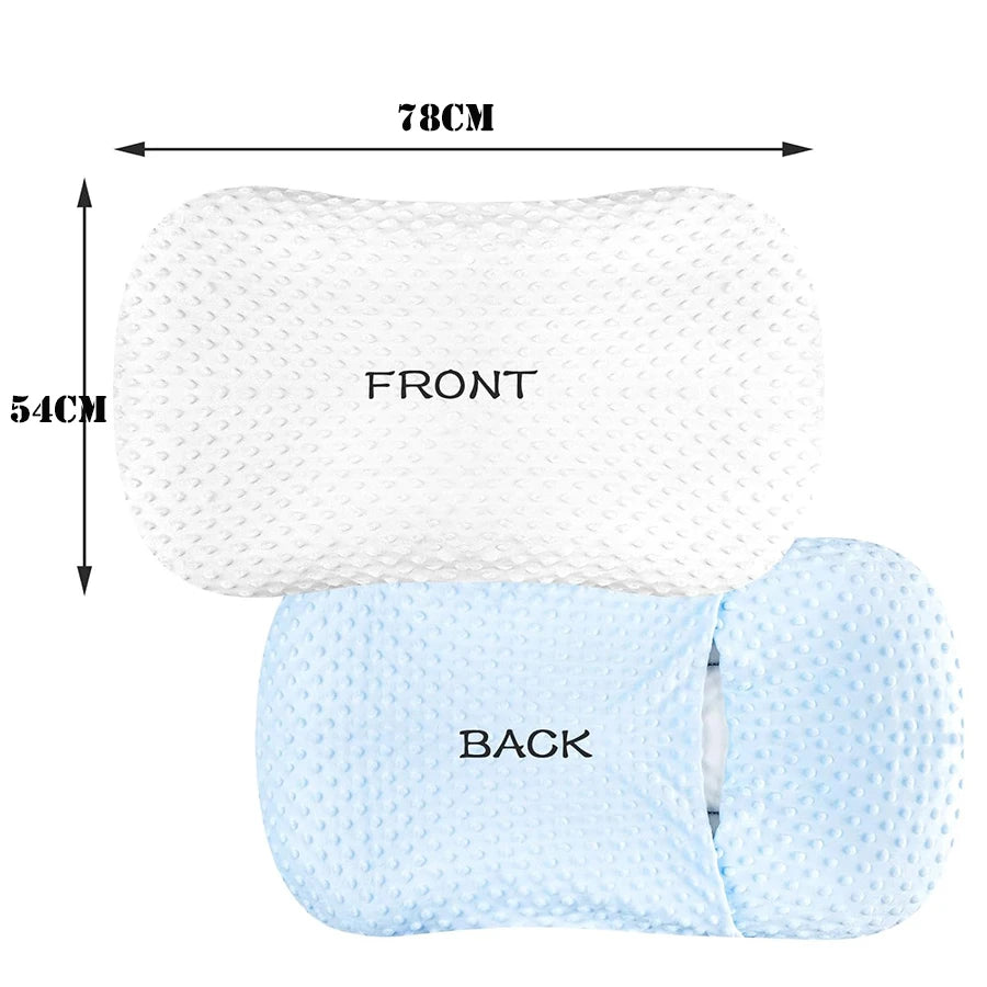 Ultra Soft Removable Baby Nest Bed Cover Solid Color Newborn Slipcover Lounger Cover Sleeping Pad Flat Sheet for Crib